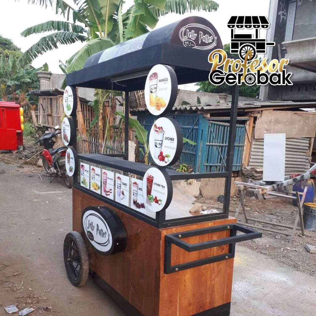 Jasa Pembuatan Gerobak Jualan dari Kayu Jakarta Timur