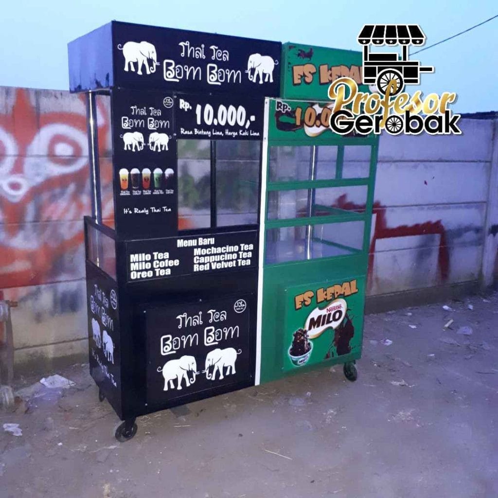 Inspirasi Gerobak Minimalis Modern untuk Usaha Makanan Kecil