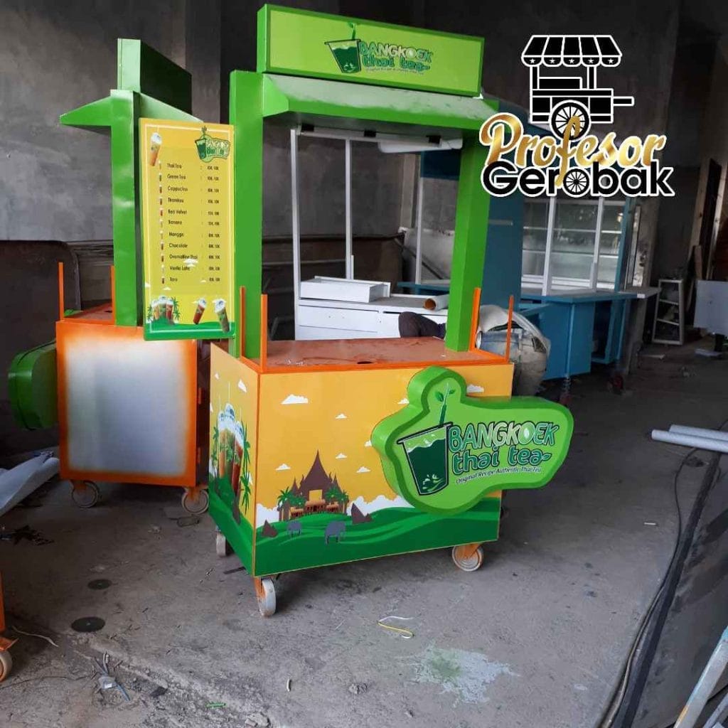 Gerobak jualan sederhana dengan modal kecil