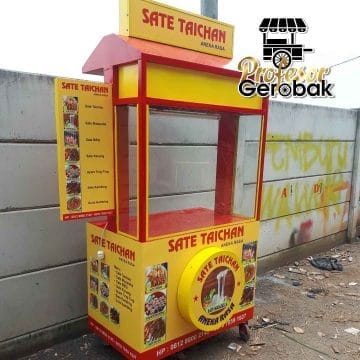 Gerobak jualan sederhana dengan modal kecil