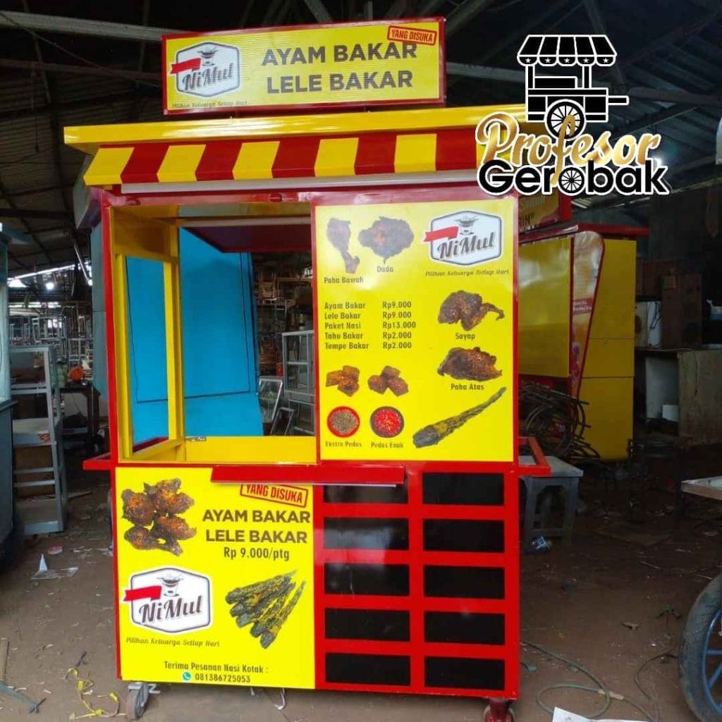 Jasa Pembuatan Gerobak Jualan Kekinian di Gambir Jakarta Pusat 