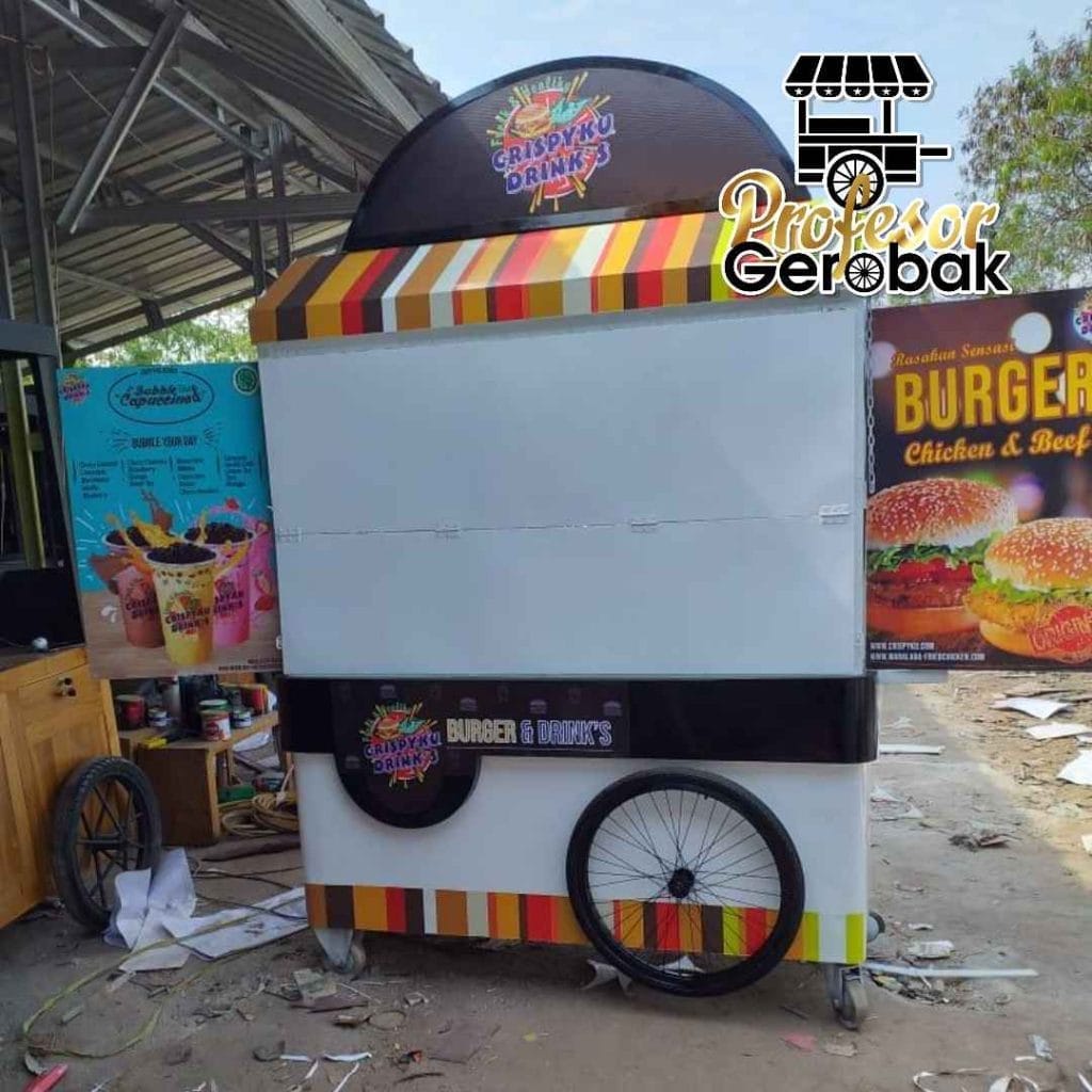 Jasa Pembuatan Gerobak Jualan Kekinian di Gambir Jakarta Pusat 