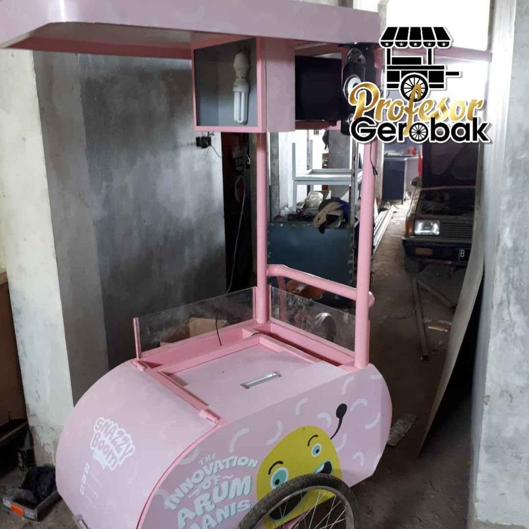 Gerobak Es Kekinian Minimalis dan Murah untuk Jualan