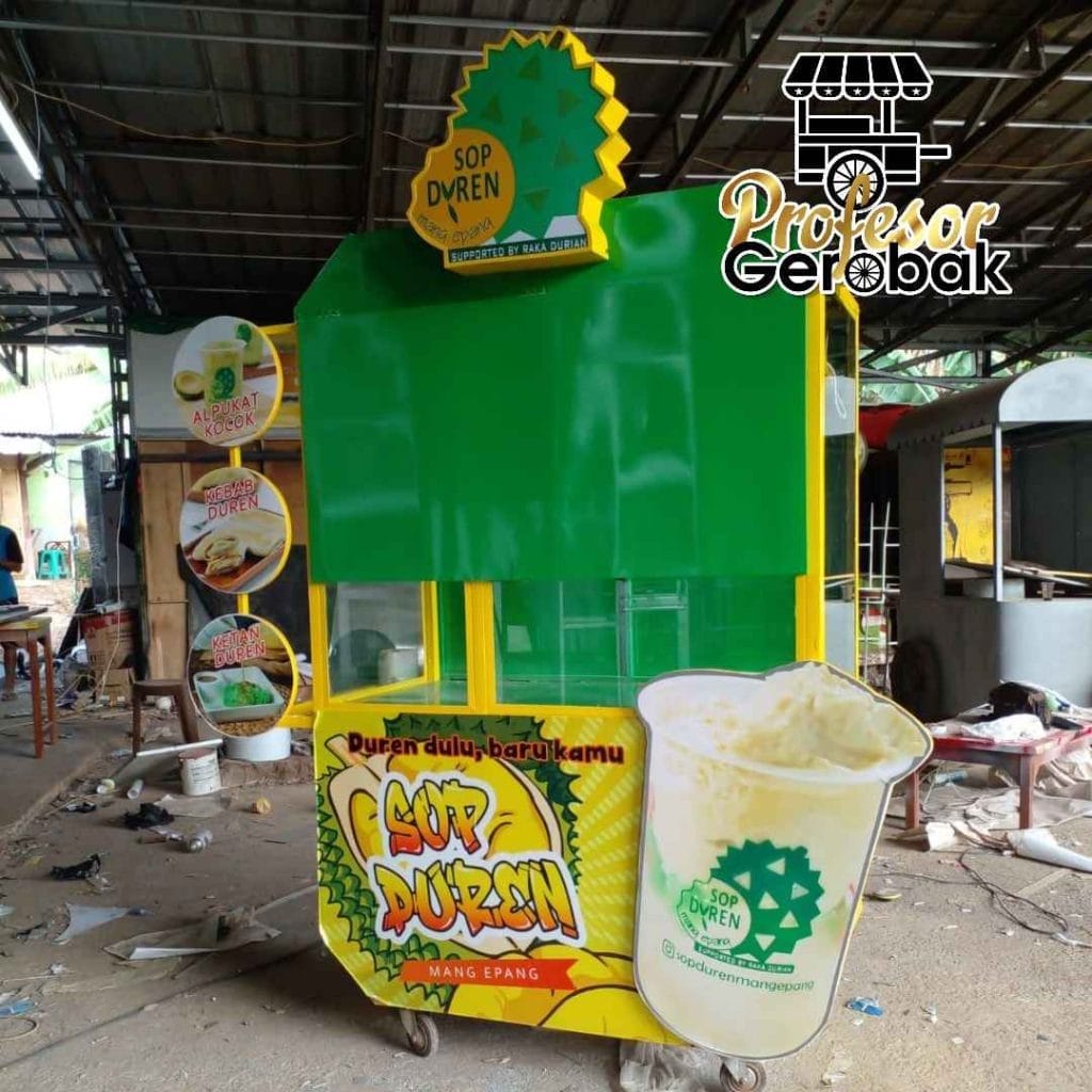 Tukang Gerobak Jualan Minuman Es Unik untuk Pemula