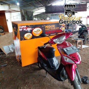 Gerobak Motor Jualan Keliling untuk Usaha Makanan Ringan