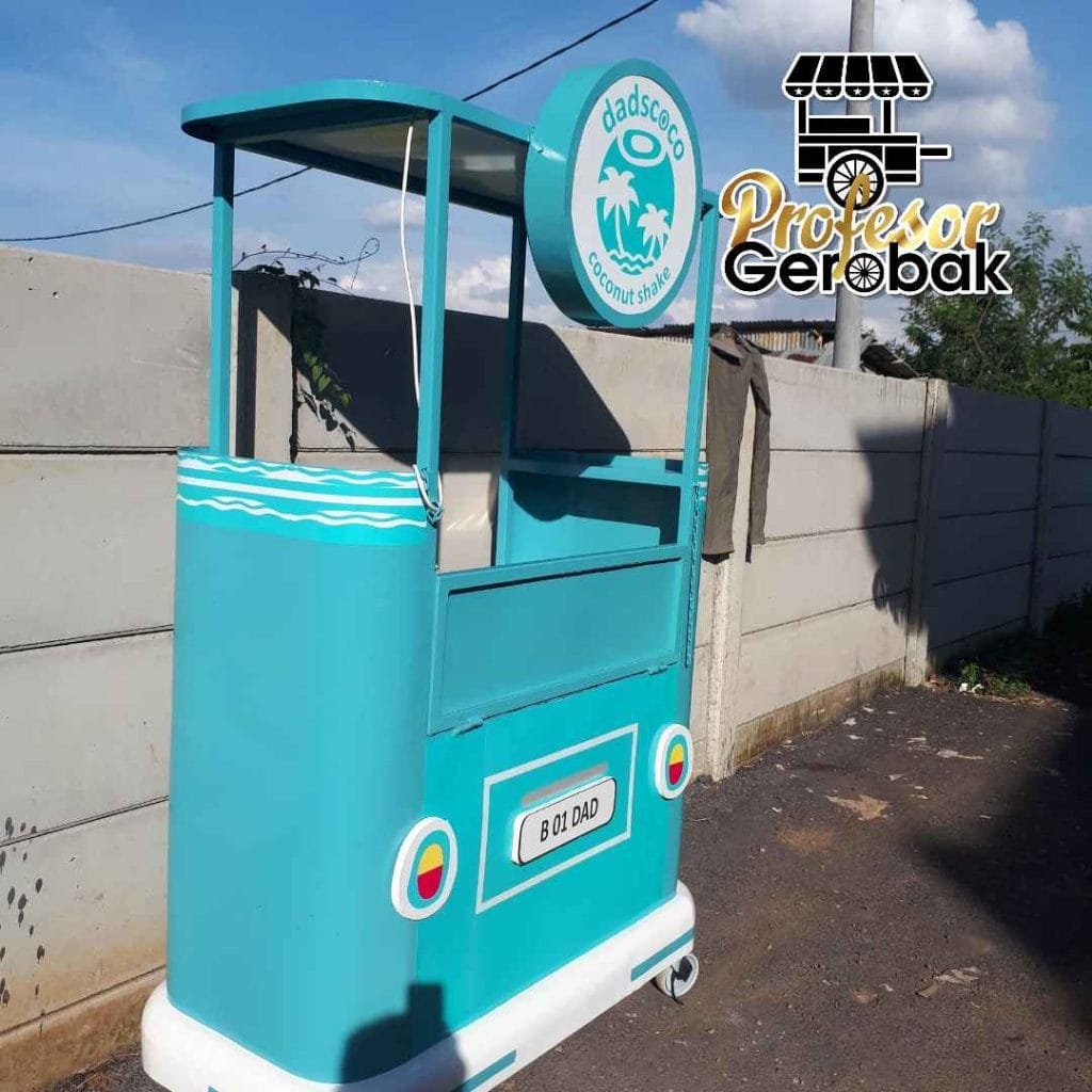 Gerobak Es Kekinian Minimalis dan Murah untuk Jualan