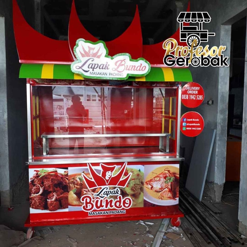 Jual Gerobak Unik Modern Desain Minimalis Harga Murah