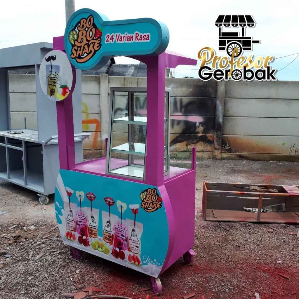 Gerobak jualan sederhana dengan modal kecil