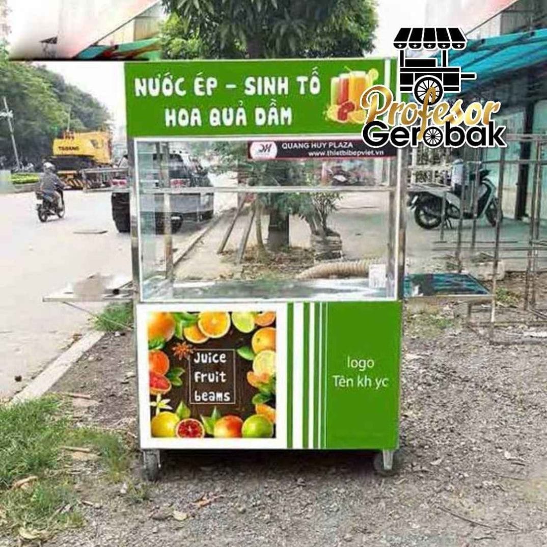 Gerobak Minuman Sederhana untuk Usaha Kecil