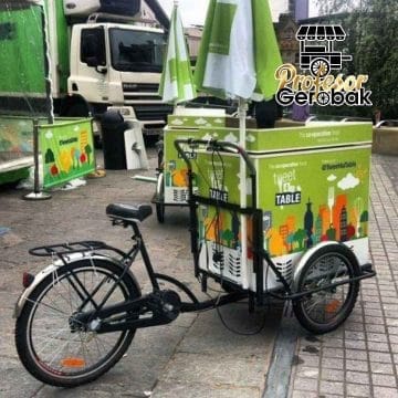 Jasa Pembuatan Gerobak Makanan Custom di Cilandak, Jakarta Selatan