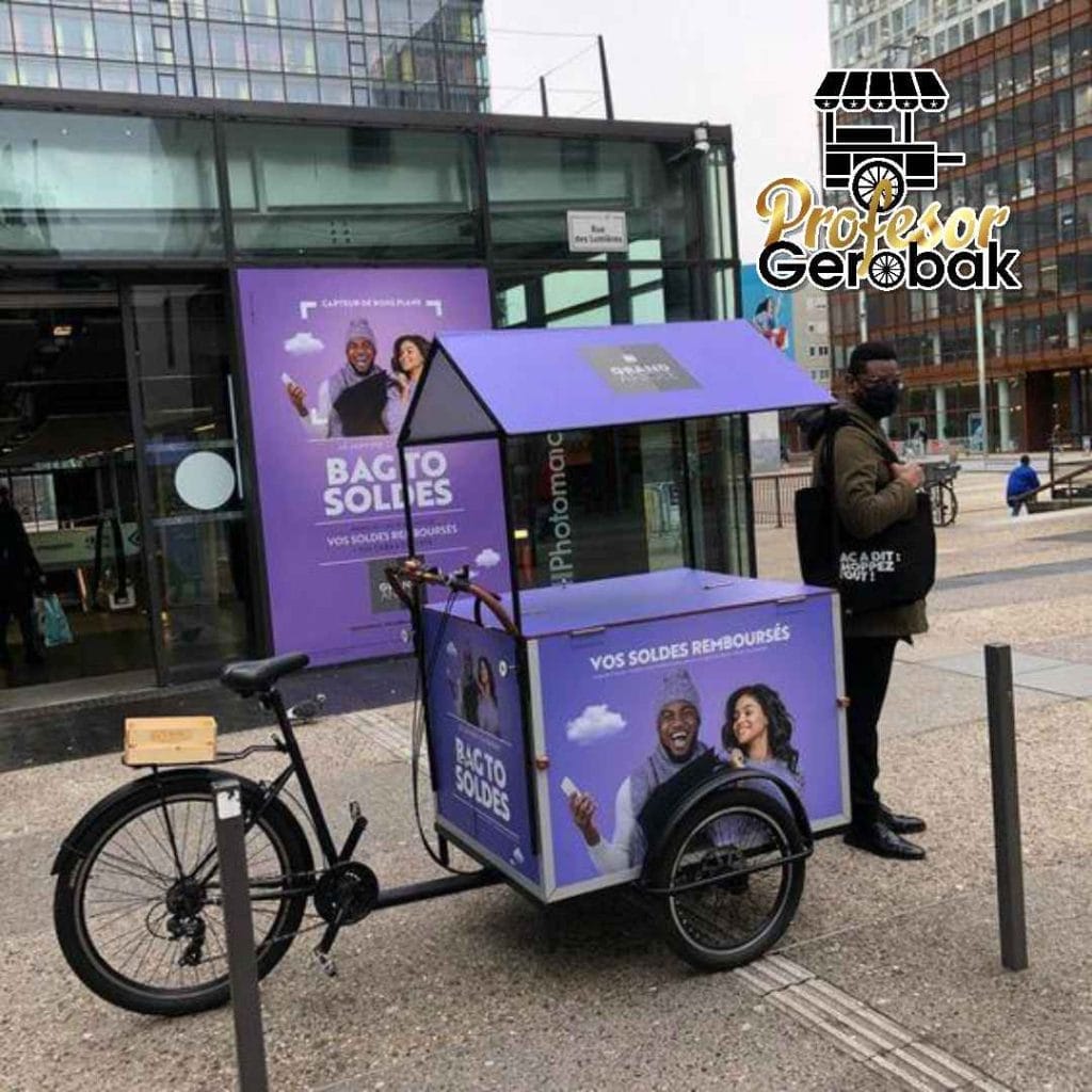 Bikin Gerobak Sepeda Listrik Unik untuk UMKM di Depok