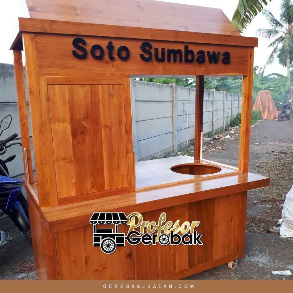 desain gerobak jualan Kekinian