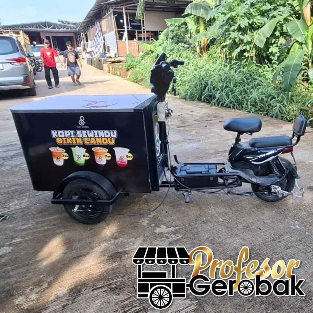 Jasa Pembuatan Gerobak Sepeda Listrik Custom di Jakarta