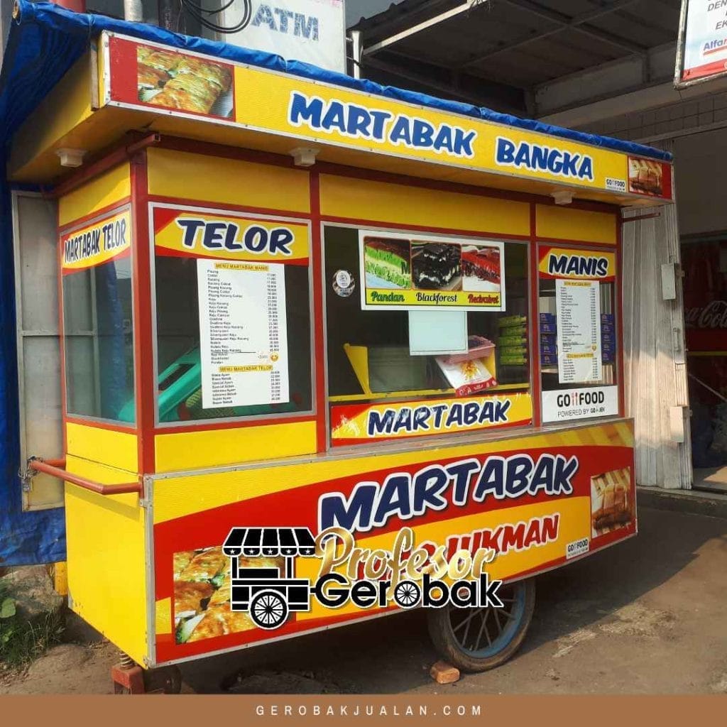 desain gerobak jualan Kekinian