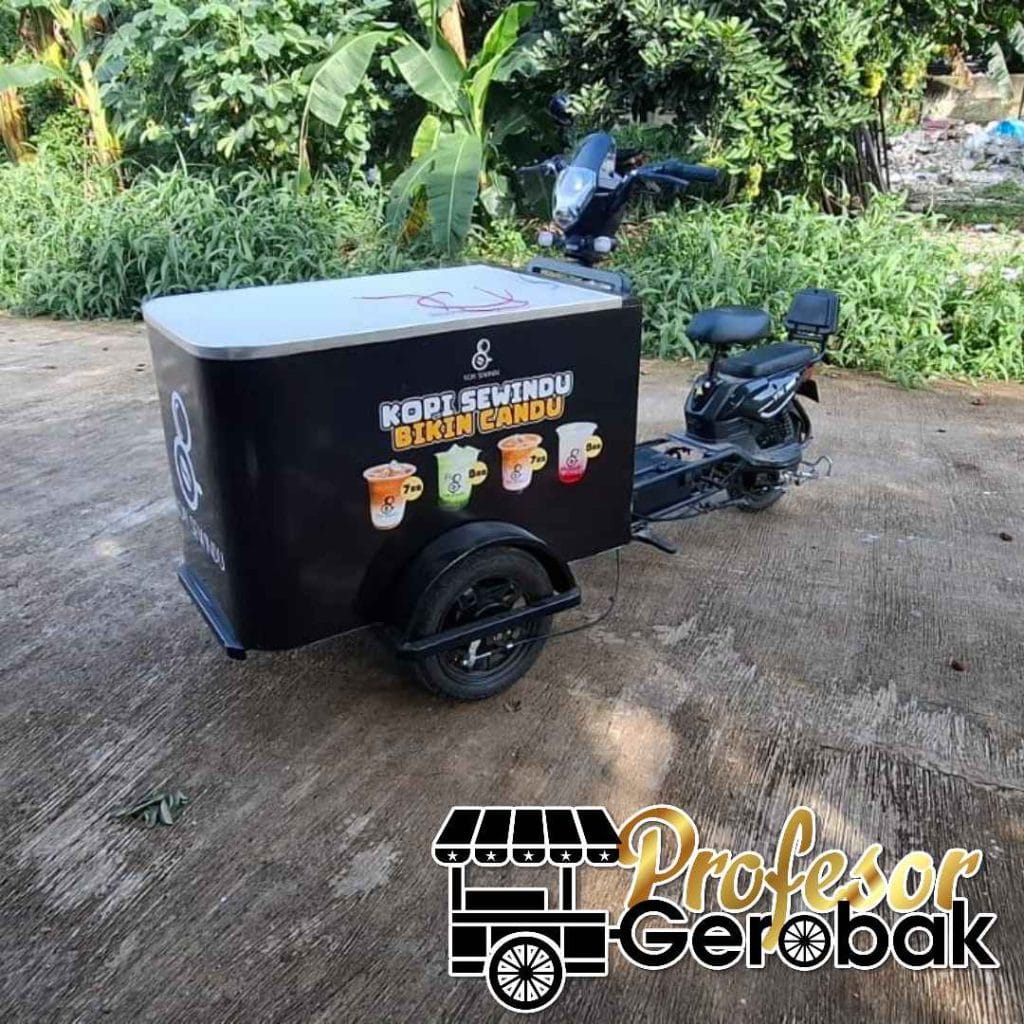 Bikin Gerobak Sepeda Listrik Unik untuk UMKM di Depok